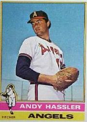 1976 Topps Baseball Cards      207     Andy Hassler